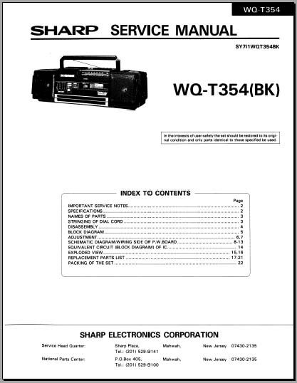 Service Manual available from AnalogAlley.com