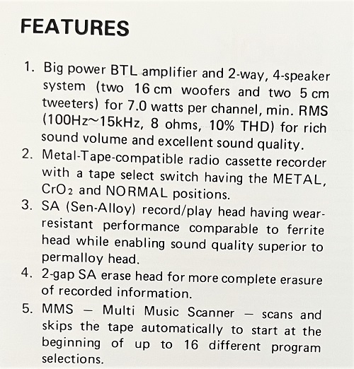 JVC RC-M70 Boombox